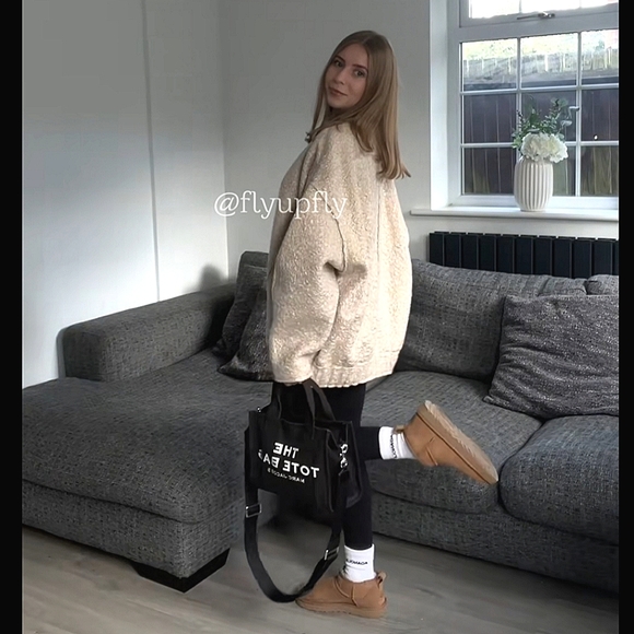 Zara * Oversized Long Bomber Jacket Cream - Picture 1 of 17